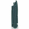 Sun Lounger with Footrest Plastic Green