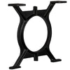 Coffee Table Legs 2 pcs O-Frame Cast Iron