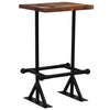 alt="Bar Table Solid Reclaimed Wood Multicolour 60x60x107 cm"