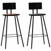 alt="Bar Chairs 2 pcs Solid Reclaimed Wood"