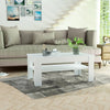 Coffee Table Chipboard 110x65x48 cm White