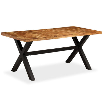 alt="Dining Table Solid Acacia and Mango Wood 180x90x76 cm"