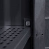 Garden Storage Cabinet with 1 Shelf Black