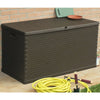 Garden Storage Box Brown 120x56x63 cm