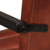 Dining Chairs 2 pcs Brown Real Leather