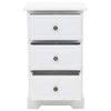 Bedside Cabinet MDF and Pinewood 35x32x59 cm