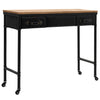 alt="Console Table MDF and Fir Wood 100x33.5x80 cm"