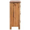 Bathroom Side Cabinet Solid Recycled Pinewood 59x32x80 cm