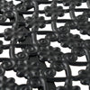 Bistro Table Black 40x70 cm Metal