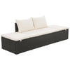 alt="Garden Bed Black 195x60 cm Poly Rattan"