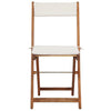 3 Piece Folding Bistro Set with Cushions Solid Acacia Wood