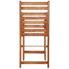 3 Piece Folding Bistro Set Solid Acacia Wood