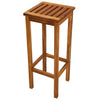 Bar Chairs 2 pcs Solid Acacia Wood