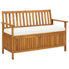 alt="Garden Storage Bench Solid Acacia Wood 120x63x84 cm"