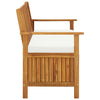 Garden Storage Bench Solid Acacia Wood 120x63x84 cm