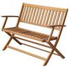 alt="Garden Bench 120 cm Solid Acacia Wood"