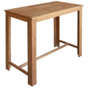 alt="Bar Table Solid Acacia Wood 120x60x105 cm"