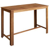 Bar Table and Stool Set 7 Pieces Solid Acacia Wood