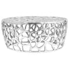 alt="Coffee Table Casted Aluminium 70x30 cm Silver"