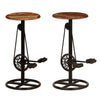 alt="Bar Chairs 2 pcs Solid Reclaimed Wood""
