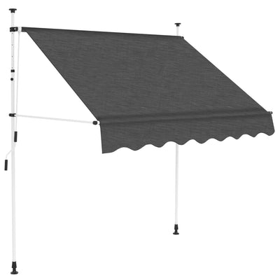 alt="Manual Retractable Awning 200 cm Anthracite"