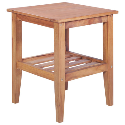 alt="Coffee Table 40x40x50 cm Square Solid Teak"