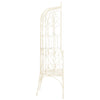 Garden Bench 95 cm Iron Antique White