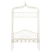 Garden Bench 122 cm Iron Antique White