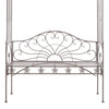 Garden Bench 122 cm Iron Antique Brown