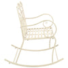 Garden Bench 104 cm Iron Antique White