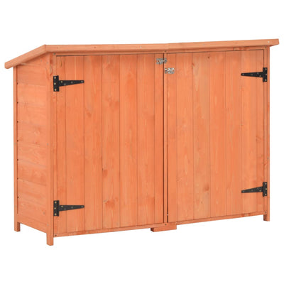 alt="Garden Storage Shed 120x50x91 cm Wood"