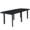alt="Garden Table Anthracite 216x90x72 cm Plastic"
