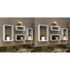 alt="Wall Cube Shelves 8 pcs White"