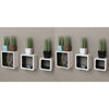 alt="Wall Cube Shelves 6 pcs White and Black"