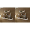 alt="Wall Shelves 6 pcs White""