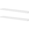 Wall Shelves 4 pcs White 120 cm