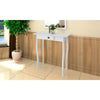 alt="Console Table MDF White"