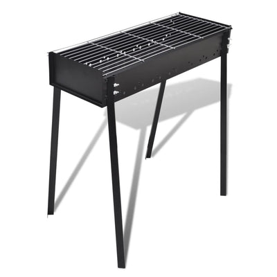 alt="BBQ Stand Charcoal Barbecue Square 75 x 28 cm"