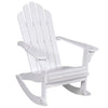 alt="Garden Rocking Chair Wood White"