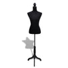 Ladies Bust Display Black Female Dressmakers Dummy Mannequin