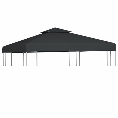 alt="Water-proof Gazebo Cover Canopy 310 g / m² Dark Grey 3 x 3 m"