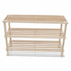 Wooden Shoe Rack 3-Tier 2 pcs