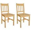 alt="Dining Chairs 2 pcs Pinewood""