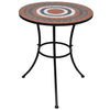 alt="Bistro Table Terracotta and White 60 cm Mosaic"