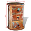 Reclaimed Cabinet with 3 Drawers Solid Wood