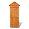 Garden Storage Cabinet Brown 79x49x190 cm