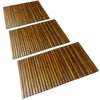 alt="3 pcs Acacia Bath Mat 80 x 50 cm"