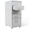 File Cabinet with 5 Drawers Grey 68,5 cm Steel