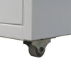 File Cabinet with 5 Drawers Grey 68,5 cm Steel