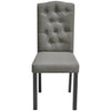 Dining Chairs 2 pcs Grey Fabric